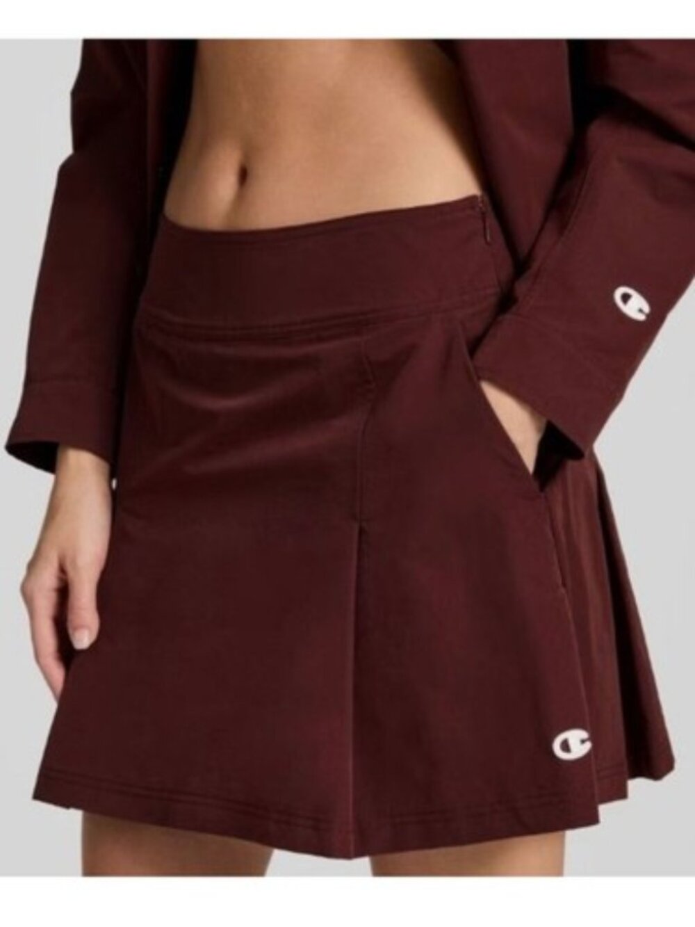 CHAMPION - Women's Athletic Skort Burgundy - Sz 10 - NEW NWT